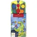 Faber-Castell: Connector 12er Wasserfarbenset mit zusammensteckbaren Paletten, Dinosauriermuster