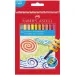 Faber-Castell: Twist Wachsmalstifte Set 24-teilig