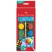 Faber-Castell: Wasserfarben 12er-Set mit 30mm Scheiben