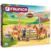 Faunica: Reitstall mit Pferden und Reitern 23-teiliges Spielset - Woodyland
