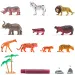 Faunica: Wildtiere Spielset im Eimer - Woodyland