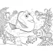 Findet Nemo 2-in-1 Eco Maxi Puzzle und Malset, 24 Teile, 70x50cm – Lisciani