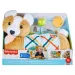 Fischer-Price: Corgie Puppy Wachs-mit-mir Bauchpolster mit Rassel, Beißring und Spiegel - Mattel