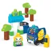 Fisher-Price: Green Town Bushaltestelle mit Ladestation Bauspiel - Mega Bloks