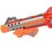 Flames Storm: Elektrische rote Riesenschaumwaffe mit Licht, Drehtrommel und Munition, 73 cm