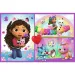 Gabis Puppenhaus ein spielerischer Tag 2x70-teiliges Puzzle - Trefl