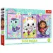Gabis Puppenhaus mit Gabi und den Katzen 3x50 Teile Puzzle - Trefl