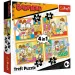 Garfield Geschichten 4-in-1 Puzzle-Set - Trefl