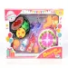 Geburtstagsparty-Set mit Sektglas und Kuchen