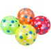 Gepunkteter Gummiball 23 cm in verschiedenen Farben