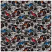 Geschenkpapier mit Monster-Truck-Muster 100x70cm