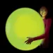 Glowzilla Wubble leuchtender Ball in Neon-Grün, 75 cm