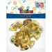 Goldenes Glockenset 20mm 18 Stück