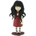 Gorjuss Spielzeugfigur im bordeauxfarbenen Kleid