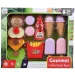 Gourmet-Hamburger-Lebensmittelspielset mit Eiscreme