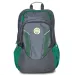 Großer grauer Schulrucksack mit Fradi-Wappen