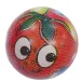 Gummiball mit Erdbeermuster, 23 cm