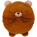 Happy Nappers: Brauner Bärenkissen-Schlafsack 137cm