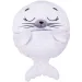 Happy Nappers: Weißer Robbenkissen-Schlafsack 137cm