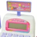 Happy Shopping: Weiß-rosa Registrierkasse mit Sound und Zubehör 20x12cm