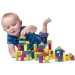 Holzbaustein-Set mit 50 Stück und Formsortierbox - Woodyland