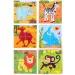 Holzklötze-Puzzle - Safari-Tiere