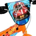 Hot Wheels 14" Kinderfahrrad mit Flaschenhalter und Stützrädern in orange-schwarz – Dino Bikes Fahrrad