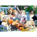 Hunde im Park 1000-teilige Puzzle - Trefl