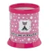 ICO: Cats-Dots rosa-schwarzer Stiftehalter