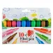 ICO: Igel dicke Filzstift-Set 10 Farben