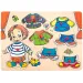 Jungen Anziehpuzzle aus Holz