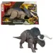 Jurassic World: Wiedergeburt Wild Roar Nasutoceratops Angriffs-Dinosaurier-Figur – Mattel