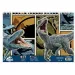 Jurassic World kreatives Malbuch mit Aufklebern und Schablone in mehreren Varianten