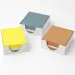 Klebeblock in mehreren Farben, 500 Blatt, 8,5 x 8,5 x 4,5 cm
