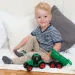 LENA: Truckies Traktor mit Anhänger und Figur 36cm