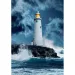 Leuchtturm im Sturm 1000-teiliges HQC Puzzle - Clementoni
