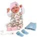 Llorens: 2-in-1 Tala und Talo 44cm Neugeborenenpuppe mit Geräusch, mit rosa und blauen Accessoires