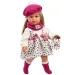 Llorens: 40 cm große Carla Puppe mit rosa Mütze und modischer Handtasche