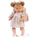 Llorens: Alexandra 42 cm große Puppe mit Geräusch in einem pelzigen Mantel