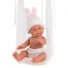Llorens: Bebita 26 cm großes Mädchenpuppe mit Schaukel