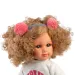 Llorens: Elena 35 cm große Puppe mit lockigem Haar im Rock