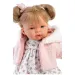 Llorens: Joelle 38 cm große Puppe mit Geräusch in einem Kleid mit Blumenmuster