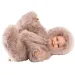 Llorens: Luka 45cm lächelnde Puppe mit Schnuller in Samtfell.
