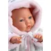 Llorens: Mädchen-Baby-Puppe in weichem Hasenohren-Pyjama 31cm