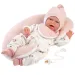 Llorens: Mimi 42 cm große Puppe mit Geräusch, Bauchpolster und Bärenkleidung