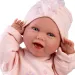 Llorens: Mimi 42 cm große lächelnde Puppe mit Schnuller und Babynest