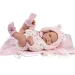 Llorens: Nica 40cm Neugeborenes Mädchen Puppe mit rosa Wickelauflage, Schnuller und 4 verschiedenen Kleidungsstücken