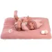 Llorens: Nica neugeborenes Mädchenpuppe in rosa Kleidung mit Kissen 38cm