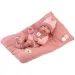 Llorens: Nica neugeborenes Mädchenpuppe in rosa Kleidung mit Kissen 38cm