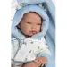 Llorens: Nico 40cm neugeborener Junge Puppe mit blauer Wickelunterlage, Schnuller und 4 verschiedenen Kleidungsstücken